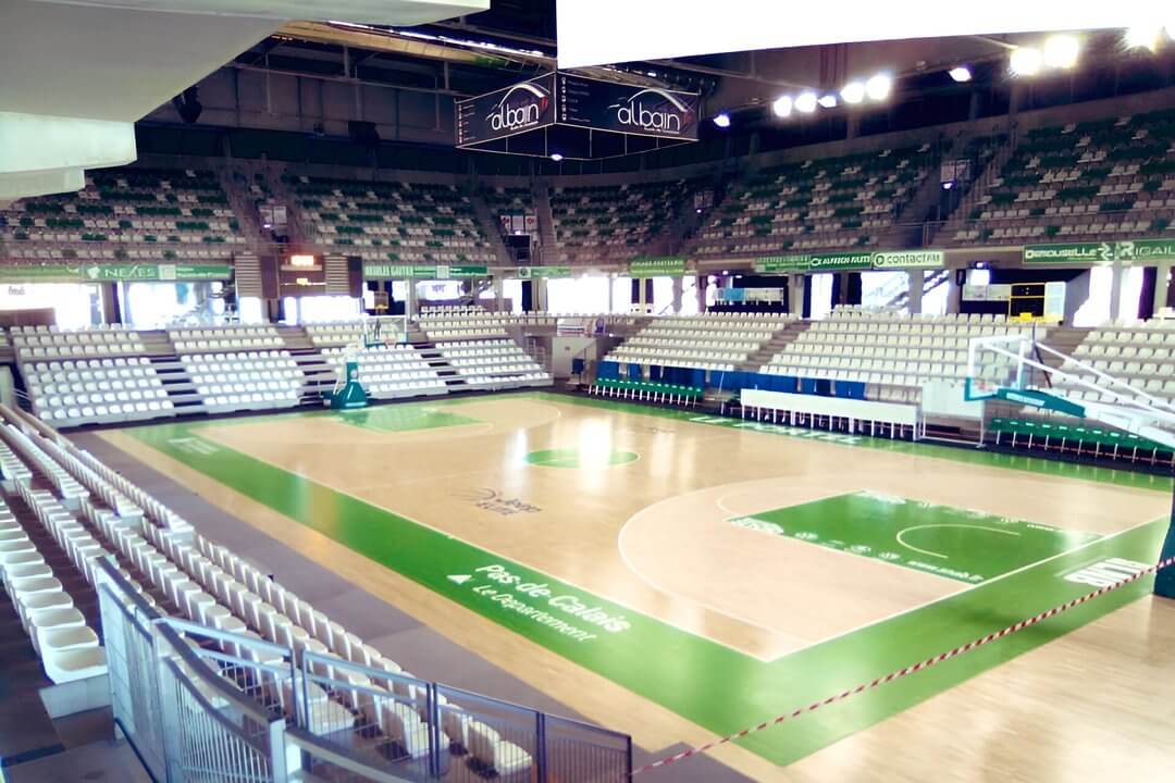 Intérieur de l’ARENA Le Chaudron à Portel, études fluides et modélisation BIM réalisées par RYM Ingénierie