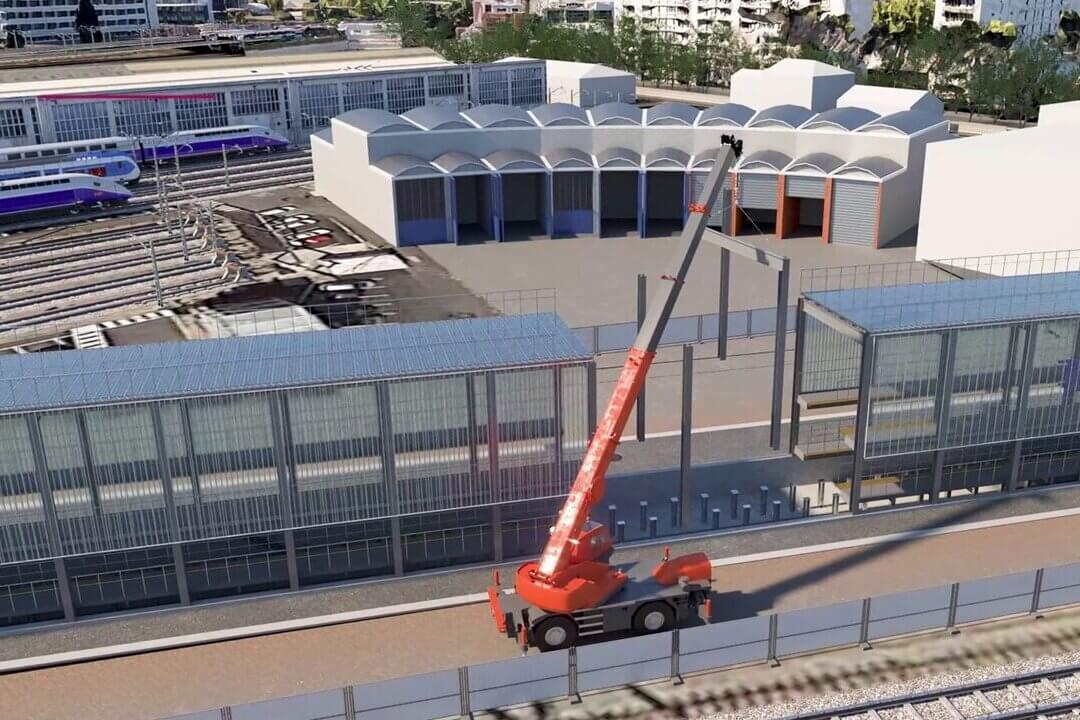 Construction du technicentre SNCF Montrouge, études CVCD et fluides industrielles par RYM Ingénierie