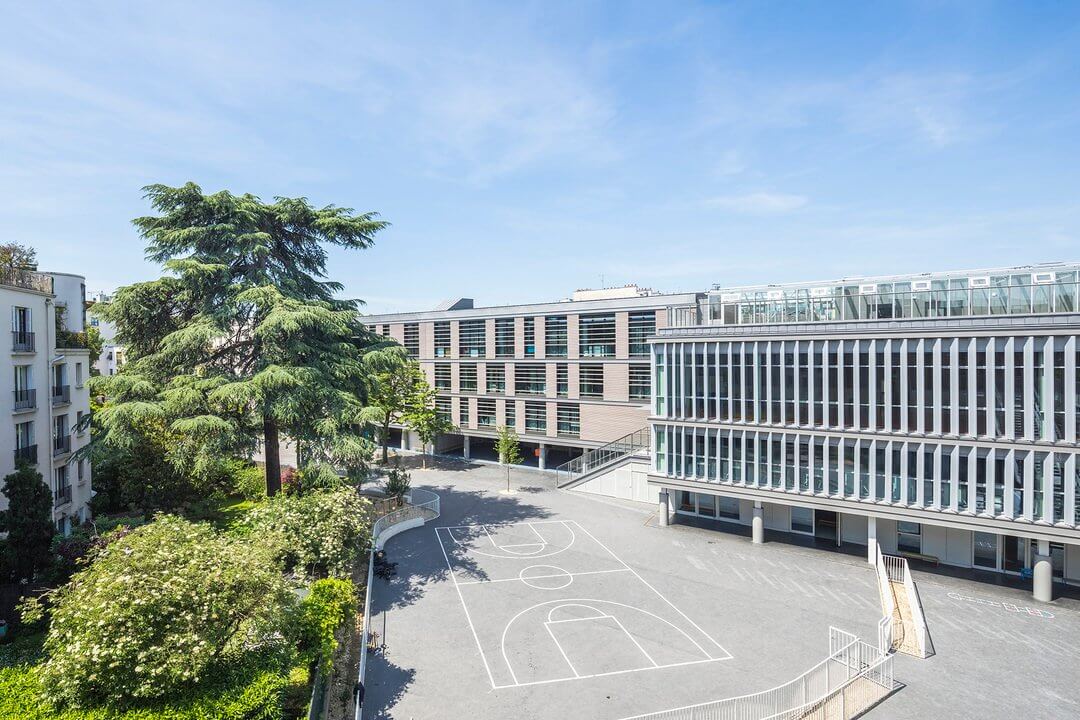 Travaux de restructuration du groupe scolaire Michelis à Neuilly-sur-Seine, études techniques par RYM Ingénierie